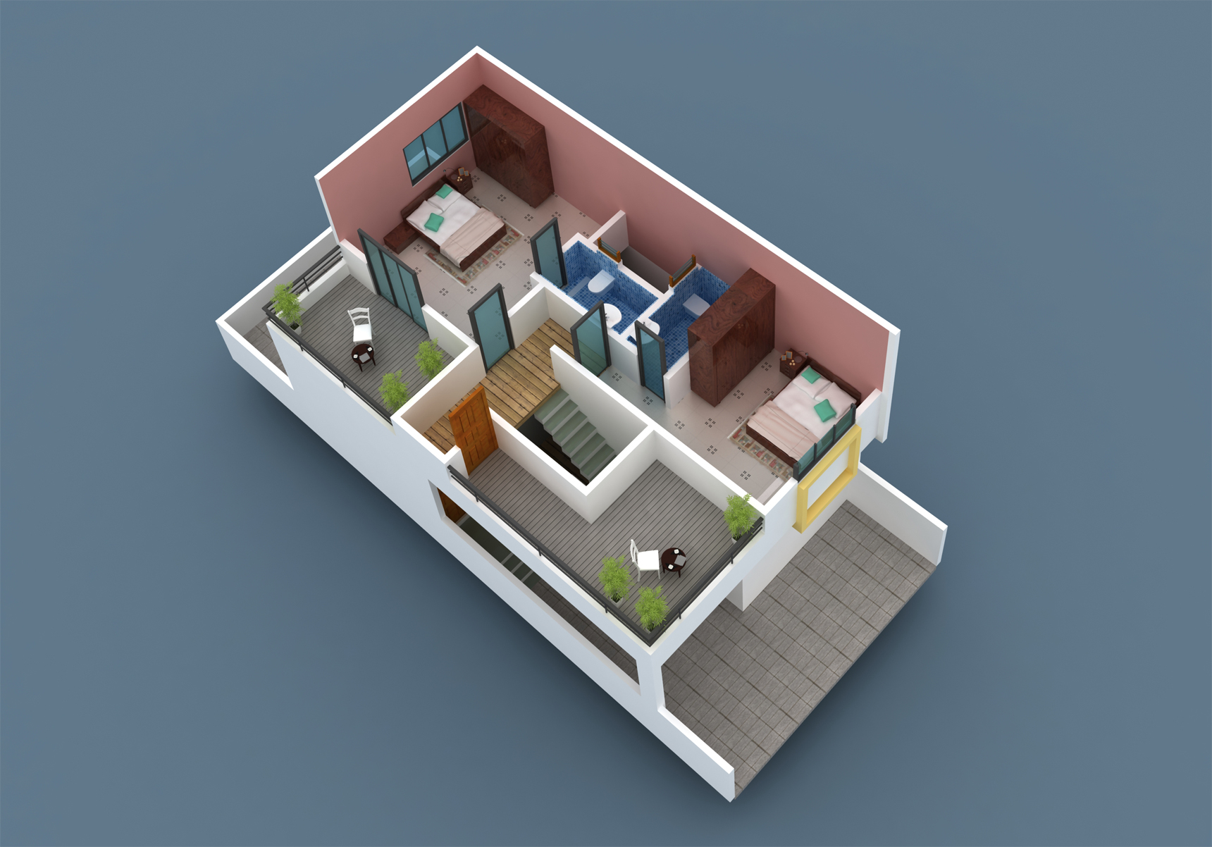 bunglow 3 west facing FF